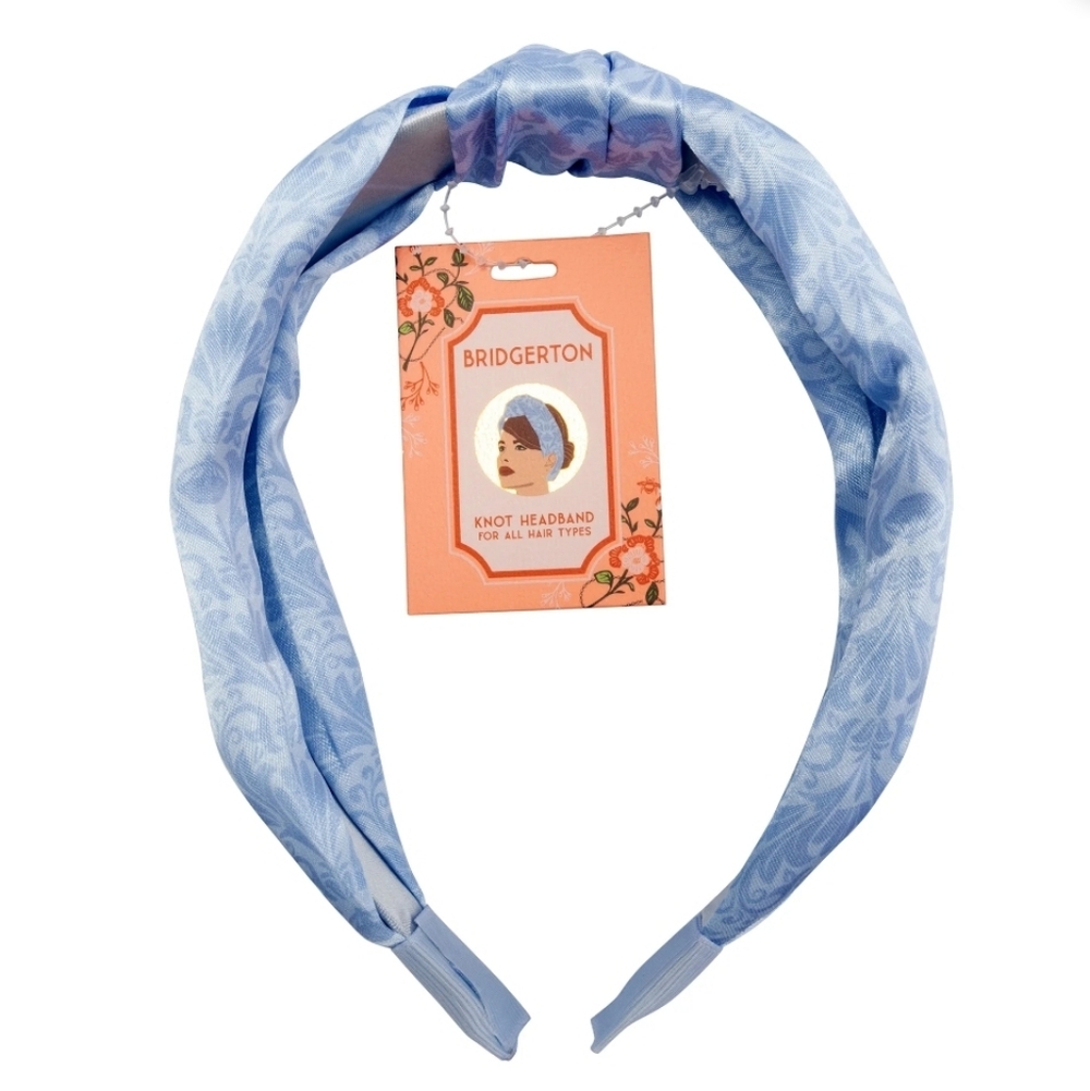 Bridgerton Light Blue Knot Headband